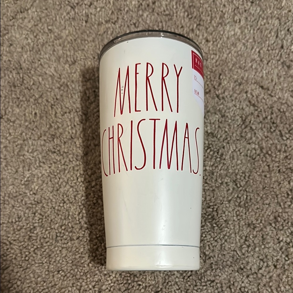 Rae Dunn- MERRY CHRISTMAS- Hot Cold Cup